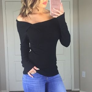 White House Black Market OffShoulder Sweater Small